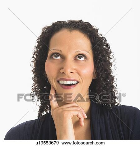 Studio shot of woman View Large Photo Image Stock Photo - Studio shot of woman. Fotosearch