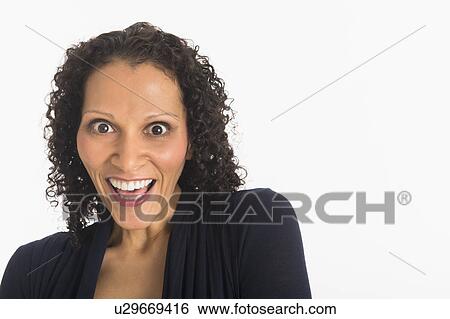 Studio shot of woman View Large Photo Image Stock Photograph - Studio shot of woman. Fotosearch