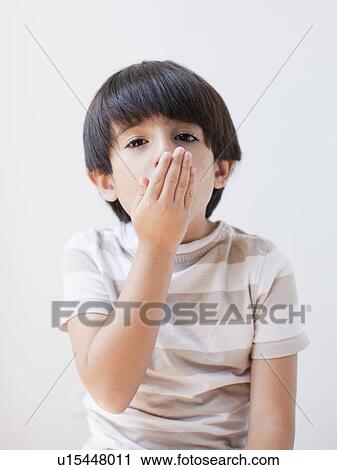 Studio Shot, Portrait of young boy View Large Photo Image Stock Image - Studio Shot, Portrait of young boy. Fotosearch
