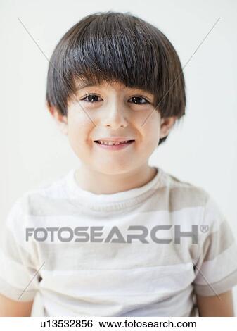 Studio Shot, Portrait of young boy View Large Photo Image Stock Photograph - Studio Shot, Portrait of young boy. Fotosearch