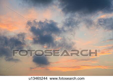 Sunset sky View Large Photo Image Picture - Sunset sky. Fotosearch