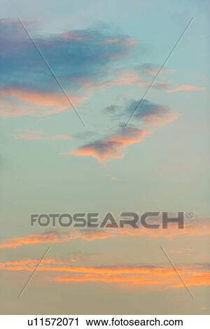 Stock Image - Sunset sky. Fotosearch