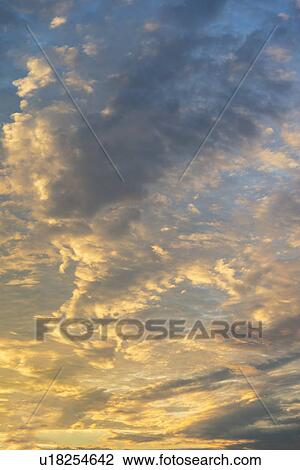 Stock Image - Sunset sky. Fotosearch