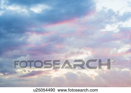 Stock Image - Sunset sky. Fotosearch