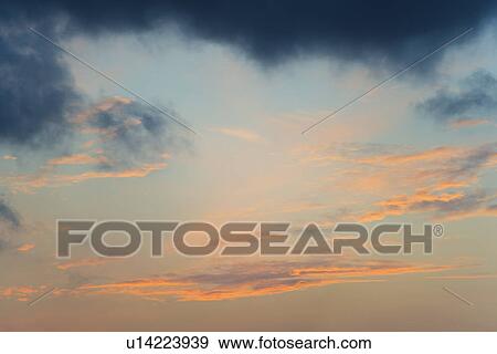 Sunset sky View Large Photo Image Stock Photo - Sunset sky. Fotosearch