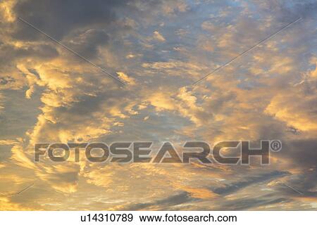 Stock Photo - Sunset sky. Fotosearch