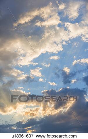 Stock Photo - Sunset sky. Fotosearch