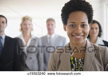 Stock Image - Team of business people. Fotosearch