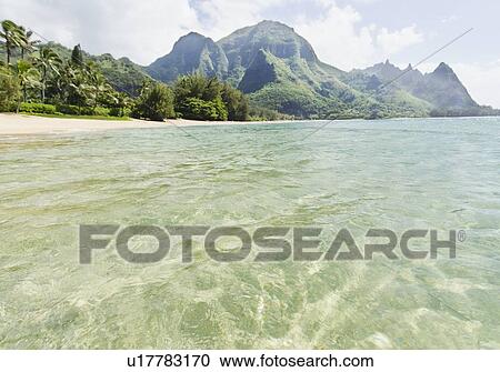 Stock Image - Tunnels Beach, Coastline. Fotosearch