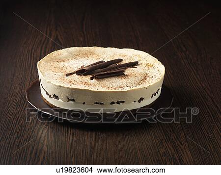 Plate of tiramisu cake View Large Photo Image Picture - Plate of tiramisu cake. Fotosearch