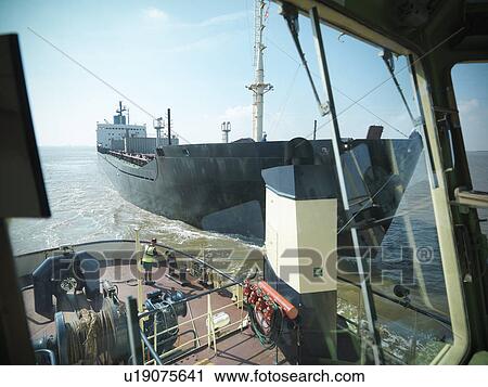 Ship and ocean viewed from bridge View Large Photo Image Stock Image - Ship and ocean viewed from bridge. Fotosearch