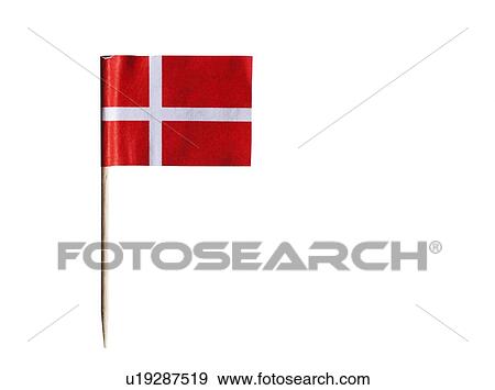 Danish flag in toothpick against white background View Large Photo Image Stock Photo - Danish flag in toothpick against white background. Fotosearch