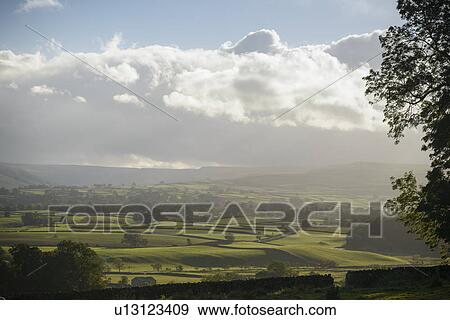 Stock Photo - Aerial view of rural landscape. Fotosearch