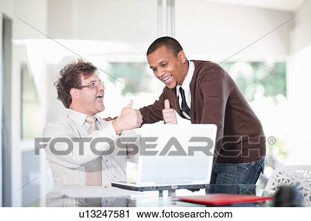 Businessmen talking in meeting View Large Photo Image Stock Image - Businessmen talking in meeting. Fotosearch