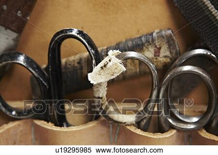 Close up of scissors handles View Large Photo Image Stock Photography - Close up of scissors handles. Fotosearch