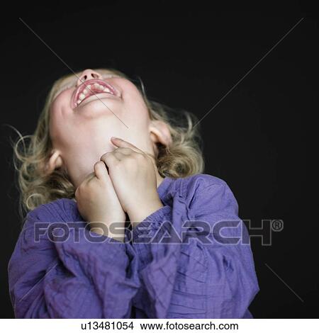 Close up of toddler girl laughing View Large Photo Image Picture - Close up of toddler girl laughing. Fotosearch
