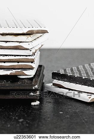 Decorative tiles on granite counter View Large Photo Image Stock Image - Decorative tiles on granite counter. Fotosearch