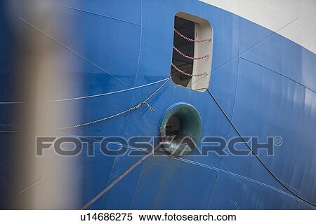 Rope coming from ship window View Large Photo Image Stock Photography - Rope coming from ship window. Fotosearch