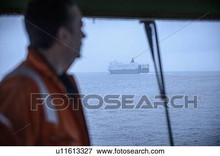 Tanker ship seen from tugboat View Large Photo Image Stock Photo - Tanker ship seen from tugboat. Fotosearch