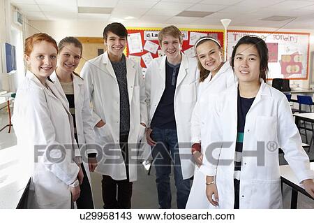 Chemistry students standing in classroom View Large Photo Image Stock Image - Chemistry students standing in classroom. Fotosearch
