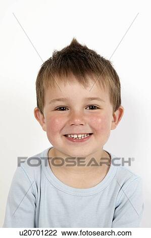 Close up of boys smiling face View Large Photo Image Stock Image - Close up of boys smiling face. Fotosearch