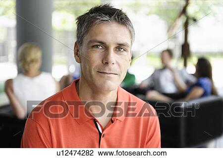 Close up of mans smiling face View Large Photo Image Stock Image - Close up of mans smiling face. Fotosearch