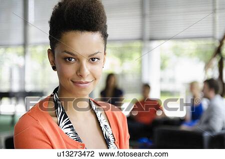 Close up of womans smiling face View Large Photo Image Stock Image - Close up of womans smiling face. Fotosearch