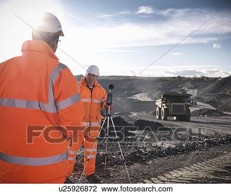Ecologists listening to coal mine View Large Photo Image Stock Image - Ecologists listening to coal mine. Fotosearch