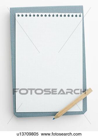 Notepad paper with pencil View Large Photo Image Stock Photography - Notepad paper with pencil. Fotosearch
