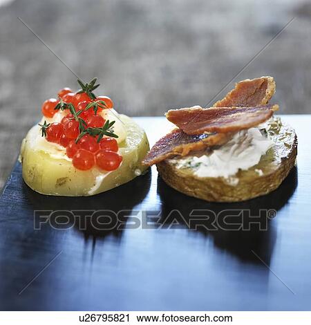 Plate of bread with cheese and meat View Large Photo Image Stock Image - Plate of bread with cheese and meat. Fotosearch