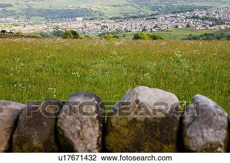 Stone wall in rural landscape View Large Photo Image Stock Image - Stone wall in rural landscape. Fotosearch