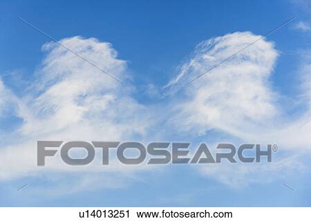 Stock Image - Blue sky with clouds. Fotosearch
