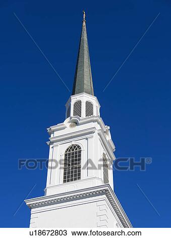 Stock Image - Church steeple. Fotosearch