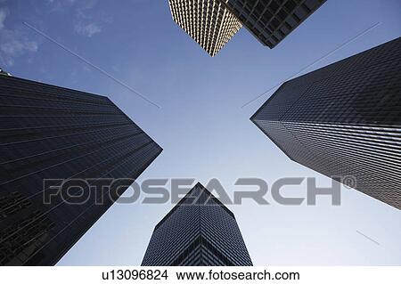 Close up of modern architecture from upward view View Large Photo Image Picture - Close up of modern architecture from upward view. Fotosearch