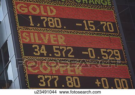Close up of trading board at stock exchange View Large Photo Image Picture - Close up of trading board at stock exchange. Fotosearch