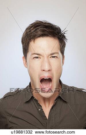 Man shouting View Large Photo Image Stock Image - Man shouting. Fotosearch