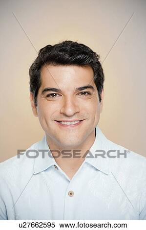 Stock Photography - Portrait of man smiling. Fotosearch
