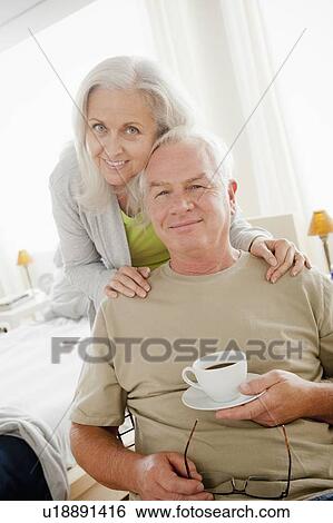 Portrait of senior couple View Large Photo Image Stock Photograph - Portrait of senior couple. Fotosearch