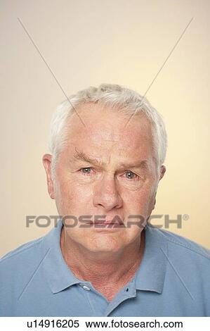 Stock Photography - Portrait of senior man. Fotosearch