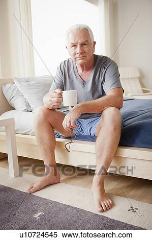 Senior man holding mug View Large Photo Image Stock Photography - Senior man holding mug. Fotosearch