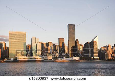 Skyline at sunset View Large Photo Image Stock Photo - Skyline at sunset. Fotosearch