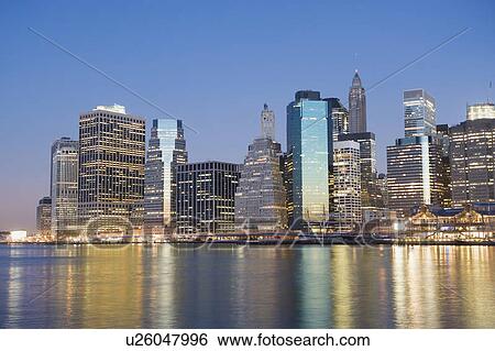 Skyline at sunset View Large Photo Image Stock Photograph - Skyline at sunset. Fotosearch