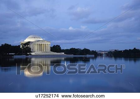 Thomas Jefferson Memorial at dusk View Large Photo Image Picture - Thomas Jefferson Memorial at dusk. Fotosearch