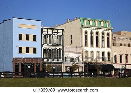 USA, Kentucky, Houses in downtown View Large Photo Image Stock Photo - USA, Kentucky, Houses in downtown. Fotosearch