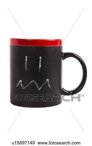 Close-up of angry expression drawn on cup over white background View Large Photo Image Stock Photo - Close-up of angry expression drawn on cup over white background. Fotosearch