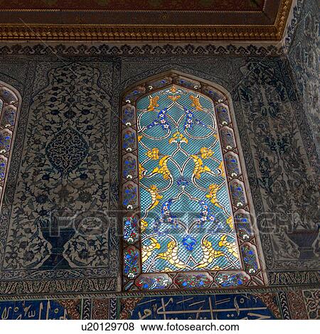 Stock Photo - Architectural details of a wall at Topkapi Palace, Istanbul, Turkey. Fotosearch