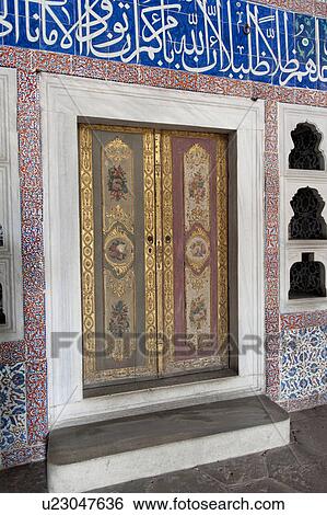 Stock Photograph - Architectural details of harem at Topkapi Palace, Istanbul, Turkey. Fotosearch