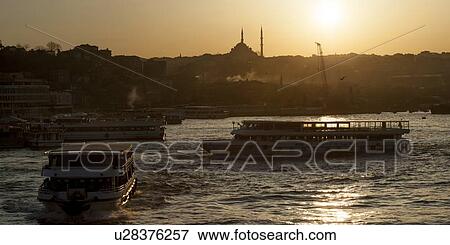 Boats in the Bosphorus Strait, Istanbul, Turkey View Large Photo Image Stock Photo - Boats in the Bosphorus Strait, Istanbul, Turkey. Fotosearch