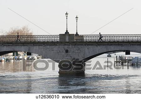 Bridge across a river, Bahnhofstrasse, Zurich, Switzerland View Large Photo Image Stock Image - Bridge across a river, Bahnhofstrasse, Zurich, Switzerland. Fotosearch