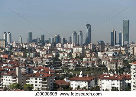 Buildings in a city, Istanbul, Turkey View Large Photo Image Stock Photo - Buildings in a city, Istanbul, Turkey. Fotosearch